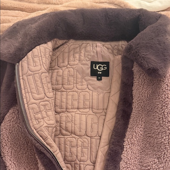 UGG Brown and Pink Fleece Jacket - Picture 2 of 5